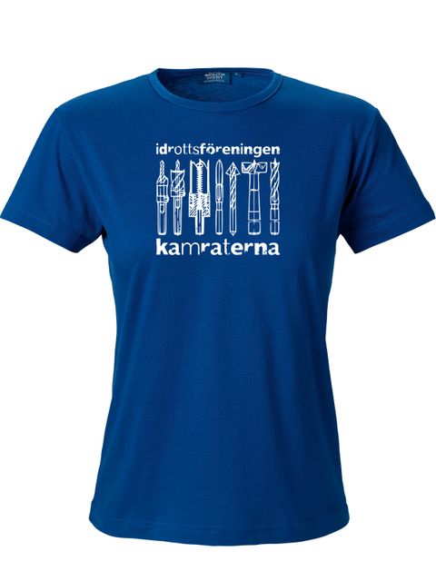 T-shirt Dam, Blå - Bits